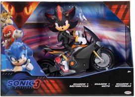 sonic the hedgehog - Jakks Pacific Sonic the Hedgehog 3 Shadow figūrėlė su motociklu 424064 - 2 nuotrauka
