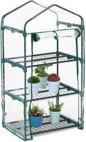 daigykla mini siltnamis daigykla - Bonideco Skaidrus mini šiltnamis daigykla augalams 122x64x45cm., tamsiai žalios spalvos - 1 nuotrauka