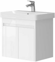 Vonios spintelė su praustuvu Euroliux Florida FL-55, balta (White)