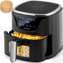 aliejaus gruzdintuve - Berdsen Air Fryer BD-652 5L Juodas/Sidabrinis (Black/Silver) - 1 nuotrauka