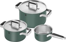 zwilling rinkinys puodu - Zwilling Pure 3 puodų rinkinys, žalias - 2 nuotrauka