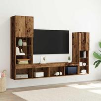 TV staliukas vidaXL, sena mediena (Old Wood), 102 cm x 30 cm x 40.5 cm