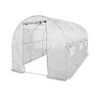 siltnamis 2 5x4 - Šiltnamis su armuota plėvele, 10 m2, 2.5x4 m, baltas - 1 nuotrauka