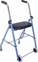 atrama neigaliesiems - Armedical vaikštynė - dviejų ratų reabilitacijos atrama, Mėlyna Juoda (Blue Black) - 1 nuotrauka