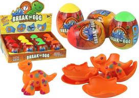 Lean Toys žaislinis dinozauras kiaušinyje 6 cm