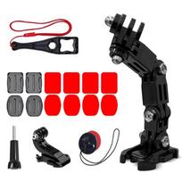 Hurtel Šalmo Smakro Laikiklis GoPro / DJI / Insta360 / SJCam / Eken Juodas (Black)