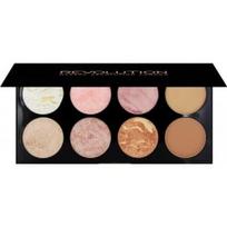Makeup Revolution Ultra Blush&Contour skaistalų paletė Golden Sugar 13 g.