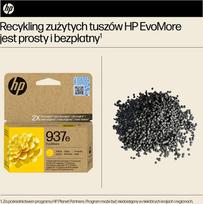 hp 937 - HP 937e EvoMore Yellow Org Ink Cartridge | 4S6W8NE#CE1 - 6 nuotrauka