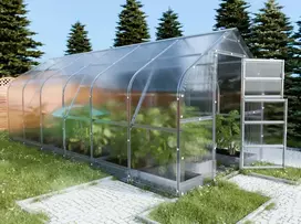 siltnamis klasika - Šiltnamis KLASIKA DROP 15 m2 (4 mm danga) - 1 nuotrauka