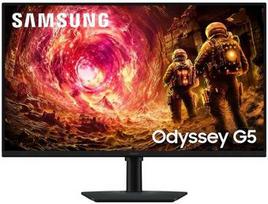 zaidimu monitoriai - Samsung Odyssey G5 LS32FG506EUXEN 32", QHD, Juodas (Black) - 1 nuotrauka