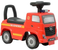 Paspiriama mašinėlė Milly Mally Mercedes-Benz Actros, raudonas (Red)