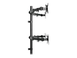 lcd stovas - Techly Desk Mount For 4 Monitors 027521 - 5 nuotrauka