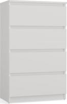 Komoda ADRK Malwa M4 60, balta, 60 cm x 34.5 cm x 97.5 cm