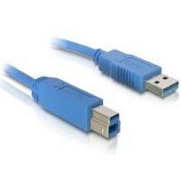 DeLOCK 82582 USB 3.0 A-B male/male kabelis 5m Mėlyna (Blue)
