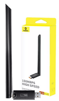wifi usb adapteris - Baseus FastJoy BS-OH171 150Mbps USB tinklo adapteris - Juodas (Black) - 1 nuotrauka