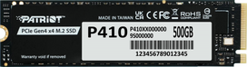 500gb hdd - Patriot Viper P410 500GB M.2 PCIe NVMe SSD - 1 nuotrauka