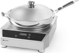Hendi 239681 Indukcinė kaitlentė Wok 3500W su keptuve Profi Line (Pilka)