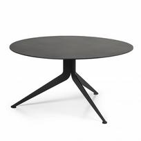 Juodos spalvos iš metalo apvalios formos kavos staliukas ø 78 cm Daley – Spinder Design