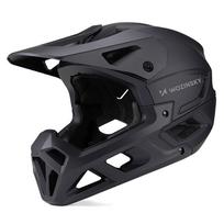 full helmet - Wozinsky Full Face Dviračio Šalmas su Skydeliu L - Juodas (Black) - 1 nuotrauka