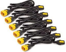 APC POWER CORD KIT (6 EA), LOCKING, C13 TO C14, 1.2M | AP8704S-WW