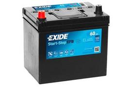 EXIDE EL605 EFB 60Ah 520A (EN) 12V akumuliatorius