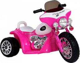 vaikiskas motociklas - Elektrinis motociklas vaikams JT568, rožinis - 1 nuotrauka