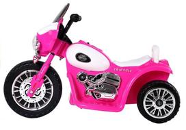 vaikiskas motociklas - Elektrinis motociklas vaikams JT568, rožinis - 4 nuotrauka
