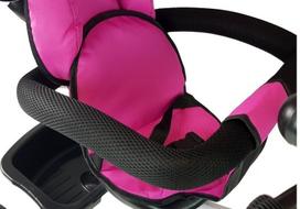 triratukas - Lean Toys triratukas PRO300 Rožinis (Pink) - 4 nuotrauka