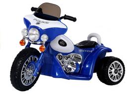 vaikiskas motociklas - LEAN Toys JT568, mėlyna - 4 nuotrauka