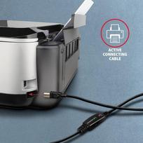 active usb cable - Axagon ADR-215B Active connection USB 2.0 A-M > B-M cable, 15 m long. Power supply option. - 2 nuotrauka