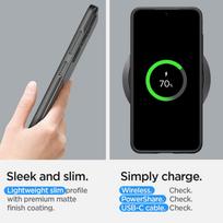 galaxy s24 5g - Spigen "Thin Fit Back Case Galaxy S24" Black - 5 nuotrauka