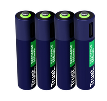 BATTERY RECH. LI-ION AAA/500MAH USB-C 4PACK 25671 TRUST