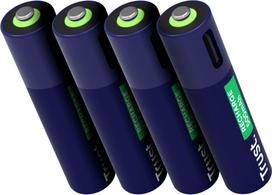 ikraunamos baterijos aaa usb c - BATTERY RECH. LI-ION AAA/500MAH USB-C 4PACK 25671 TRUST - 5 nuotrauka