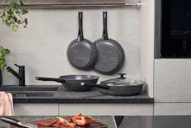 zwilling keptuve 28 - ZWILLING TERRENO PLUS Keptuvė keramikinė - 28 cm, Pilka (Gray) - 1 nuotrauka