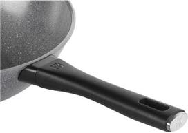 zwilling keptuve 28 - ZWILLING TERRENO PLUS Keptuvė keramikinė - 28 cm, Pilka (Gray) - 5 nuotrauka