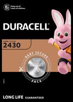 Duracell Long Lasting Power Lithium Tablet Battery CR2430