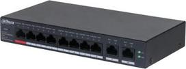 8 poe port switch - Switch|DAHUA|CS4010-8GT-110|Type L2|Desktop/pedestal|8x10Base-T / 100Base-TX / 1000Base-T|PoE ports 8|DH-CS4010-8GT-110 - 1 nuotrauka