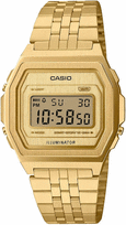 casio a1000 - CASIO VINTAGE A1000G-9EF Aukso (Gold) - 1 nuotrauka