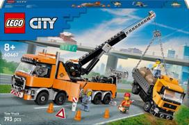lego city - LEGO City Sunkiasvoris techninės pagalbos vilkikas su kranu 60467 - 1 nuotrauka