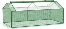 zali pomidorai - Outsunny Plėvelinis šiltnamis su langu 180 x 90 x 70 cm Žalias (Green) - 1 nuotrauka
