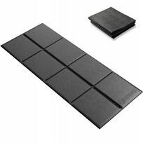 urevo takelis - U'Revo Fitness kilimėlis 160cm x 65cm Juodas (Black) - 1 nuotrauka