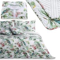 AmeliaHome Kingfisher Lovatiesė, 240 x 260 cm, balta/mėlyna/raudona (White/Blue/Red)