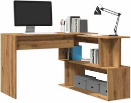 vidaXL Kampinis rašomasis stalas TBLVXL855957, artisano ąžuolas (Artisan Oak)