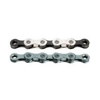 kmc x11 - KMC Chain Half Nickel Plated 118L Black/Silver - 2 nuotrauka