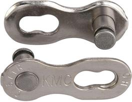 grandines sujungimai - KMC Missing Link 7/8R EPT Silver 2pcs - 1 nuotrauka