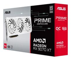 amd radeon - ASUS Radeon RX 9070 XT PRIME 16GB Baltas OC - 8 nuotrauka