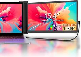 portable monitor 15.6 - Extralink Smart Life S3 15.4" 1 Ekrano Monitorius, skirtas nešiojamiesiems kompiuteriams 15.6" iki 18.5" - 4 nuotrauka