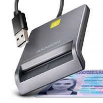 smart card skaitytuvas - Axagon CRE-SM3T USB išmanusis kortelių skaitytuvas Juodas (Black) - 7 nuotrauka