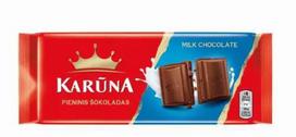 Šokoladas KARŪNA, pieninis (Milk), 80 g