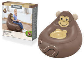 kreslo ciuzinys - Bestway 75116 Pripučiamas fotelis Monkey, 72 x 72 x 64 cm - 1 nuotrauka